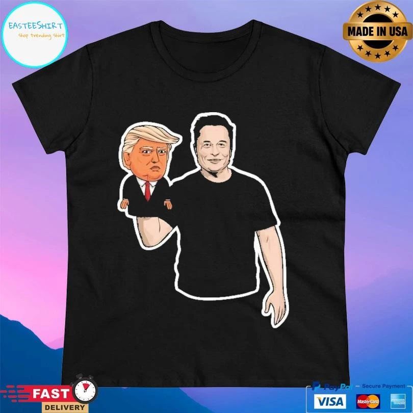 Elon Musk The President And His Puppet T-shirts