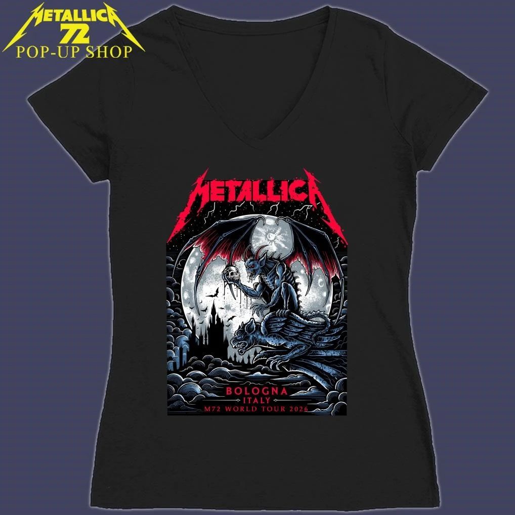 Metallica M72 Bologna World Tour 2026 Art by Keith Stanley T-Shirt