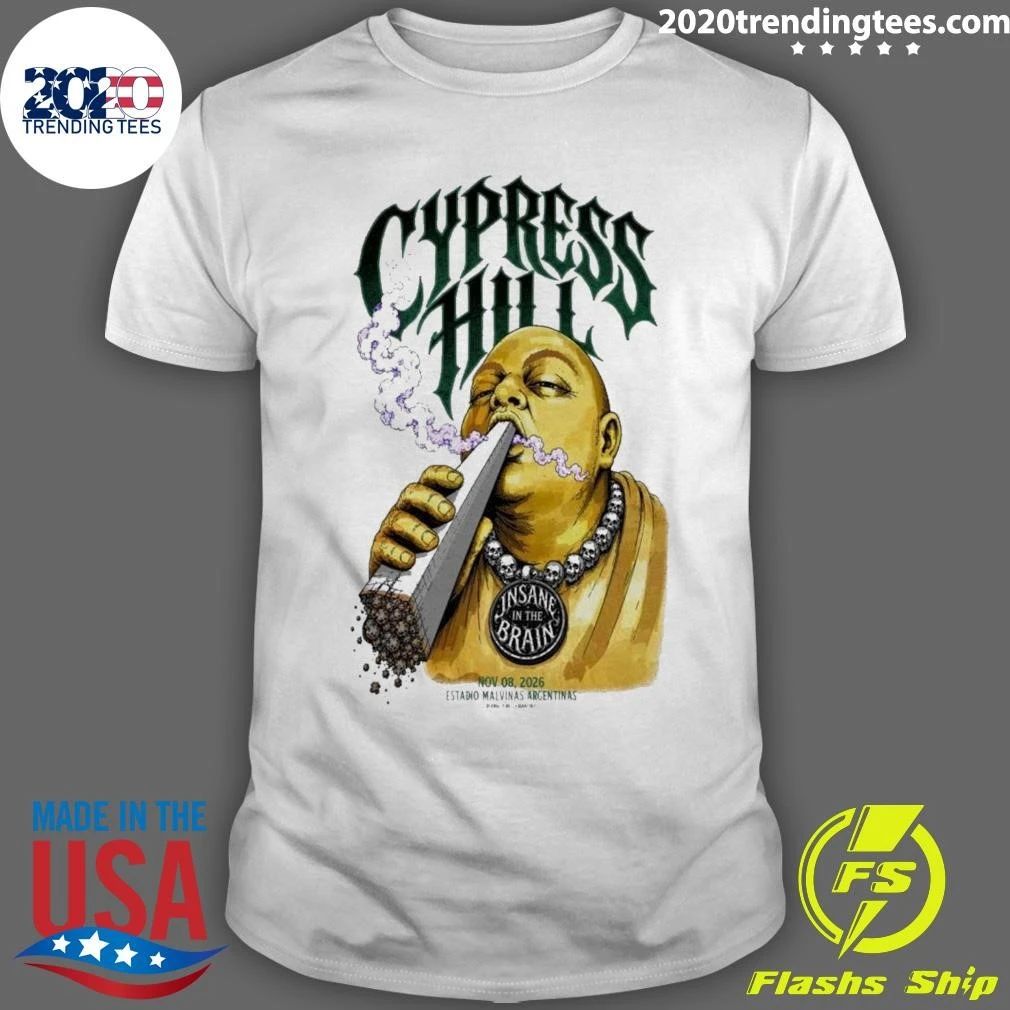 Cypress Hill Concert Buenos Aires, Argentina Nov 08 2026 Poster Shirt