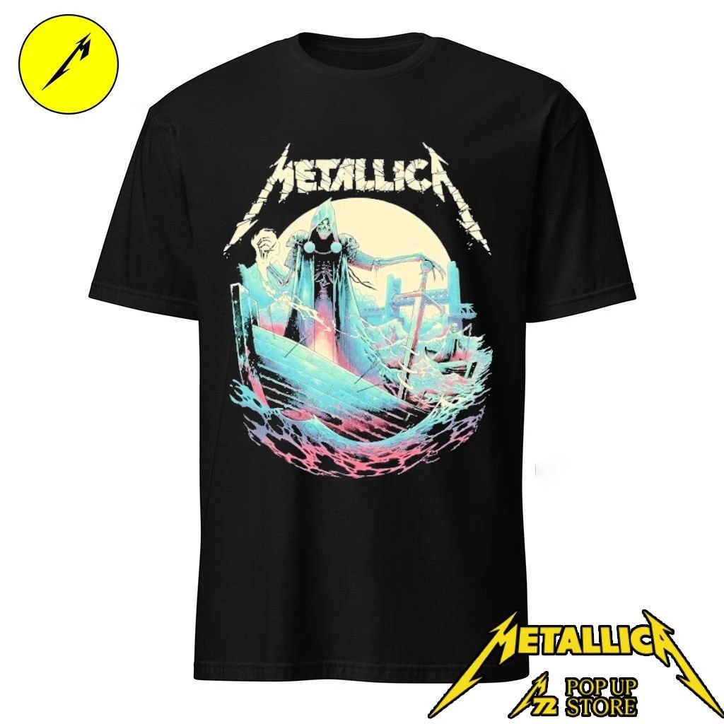 Metallica Pop-up Shop M72 European World Tour 2026 Grim Reaper Shirt