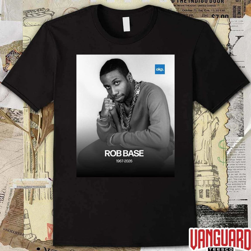 Rest In Peace Hip-hop star Rob Base 1967 – 2026 Poster t-shirt