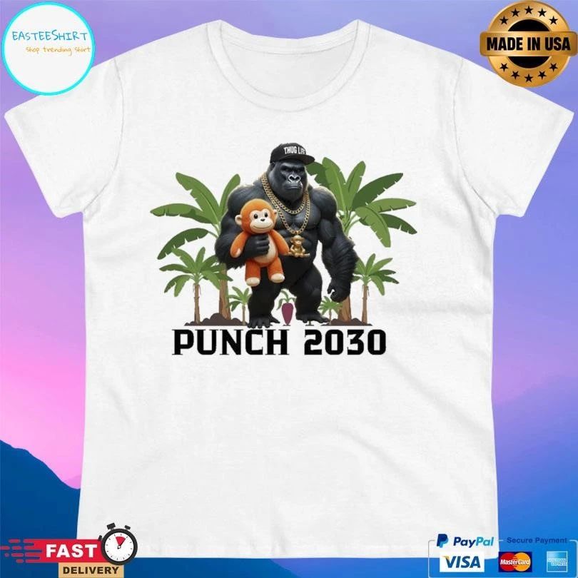 Monkey Punch 2030 Viral Monkey Lovers Graphic 2026 T-shirts