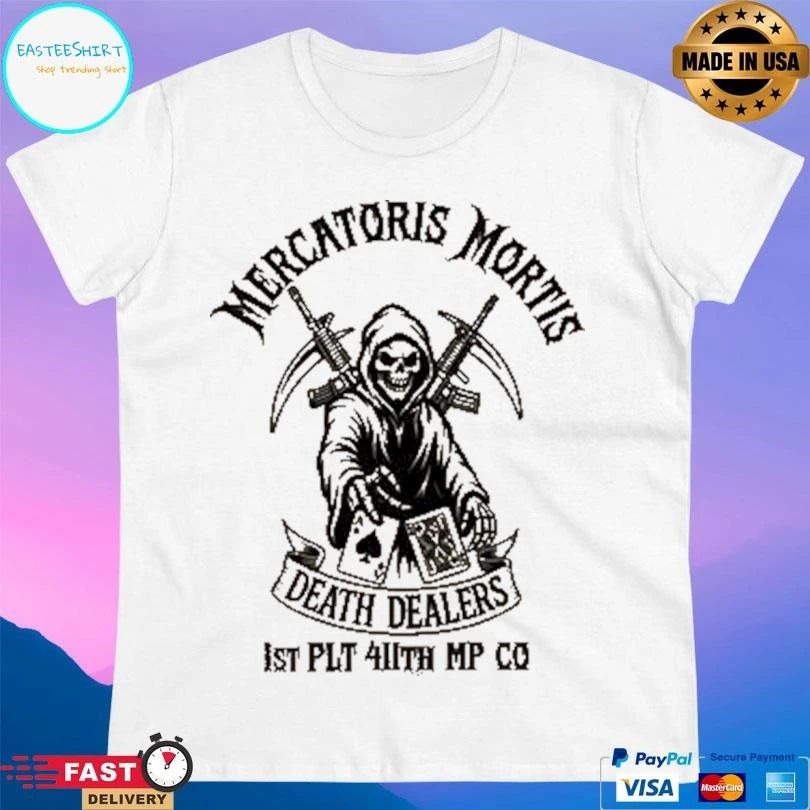 Mercatoris Mortis Death Dealers 1st Plt 411th Mp Co T-shirts
