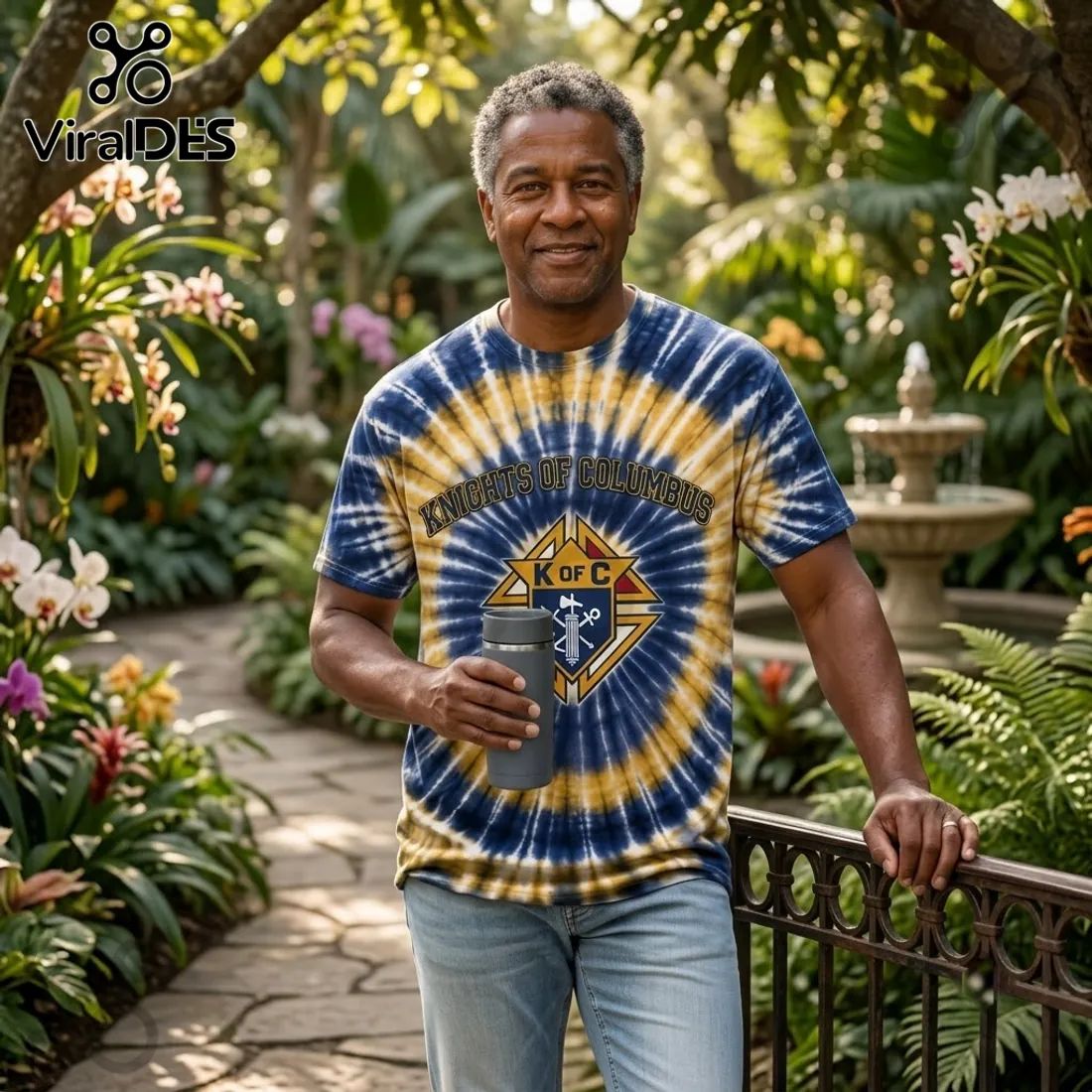 Knights of Columbus Premium Tie Dye T-Shirt