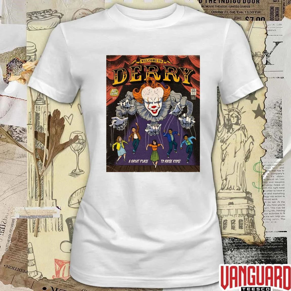 Welcome to Derry A Great Place To Raise Kids Artwork Poster t-shirt