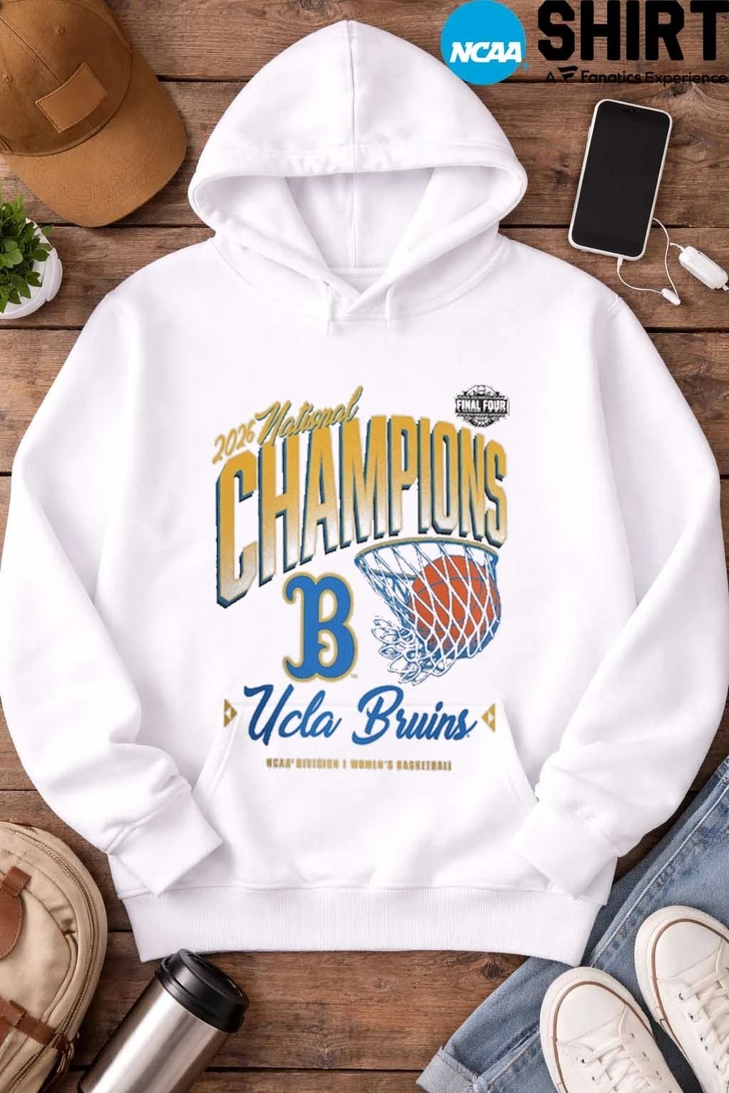 2026 NCAA Women’s Basketball National Champions UCLA Bruins T-Shirt