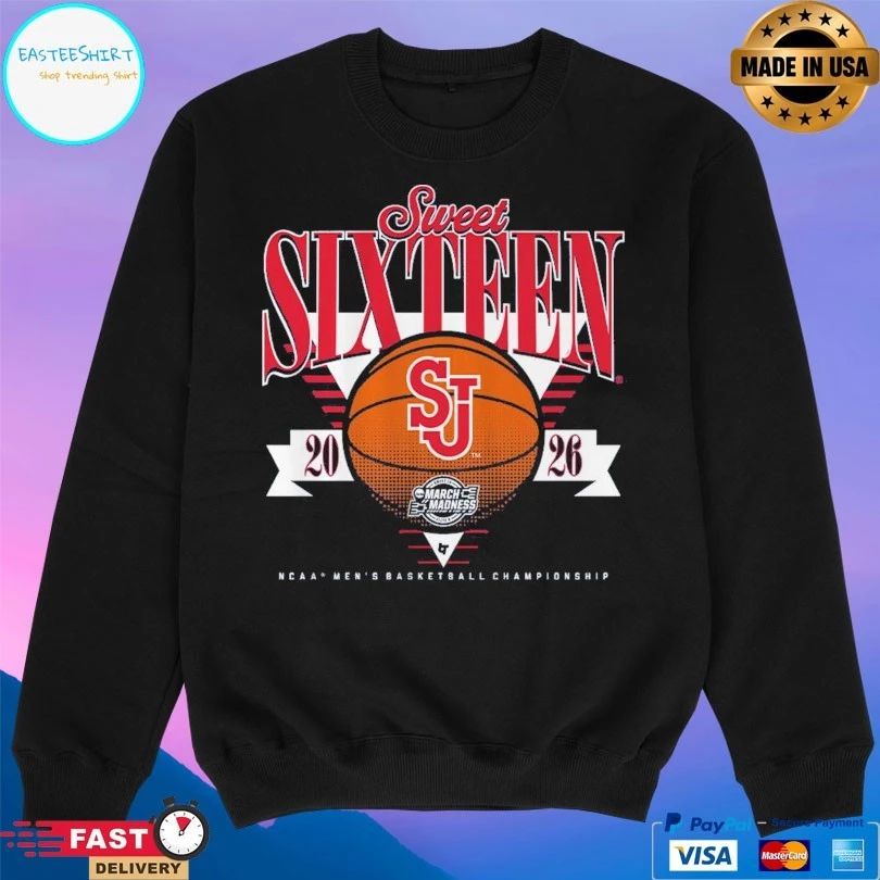 St John’s Red Storm Mbb 2026 Sweet Sixteen March Madness Ncaa Men’s Basketball Championship T-shirt