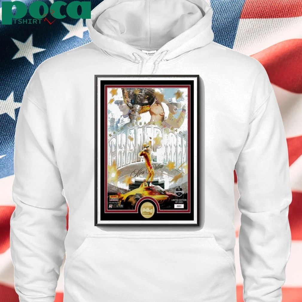 2025 NTT Indycar Champion Alex Palou Winner Poster shirt