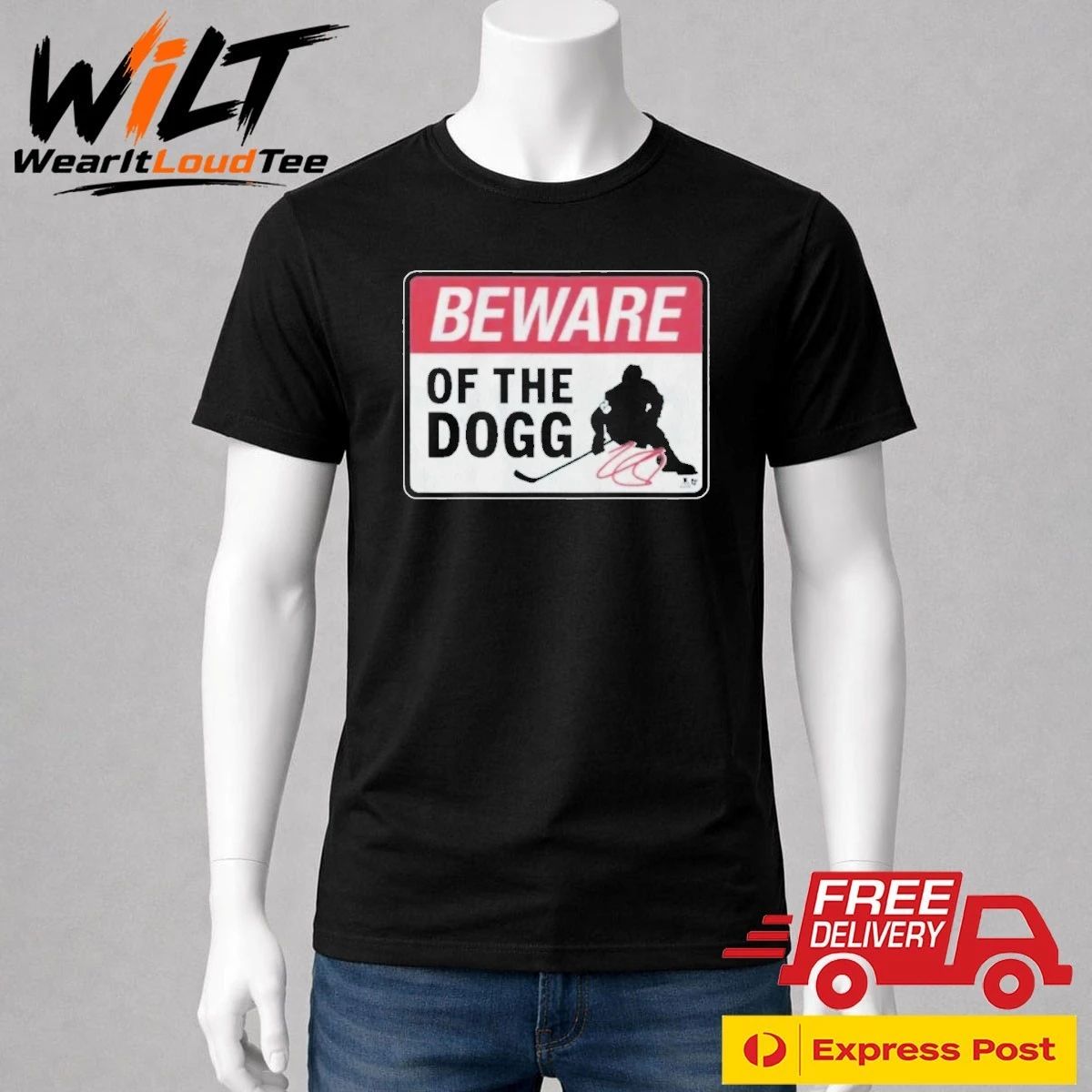 Nathan Mackinnon Beware Of The Dogg Sign Shirt