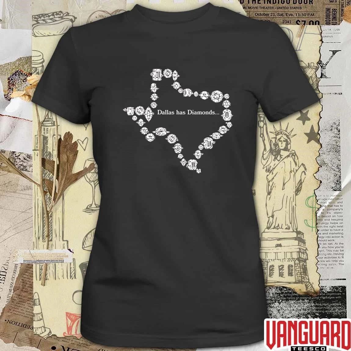 Dallas Wings Dallas Has Diamonds May 8 2026 Poster t-shirt