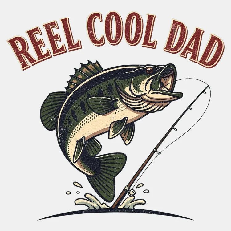 Reel Cool Dad Fishing Tee