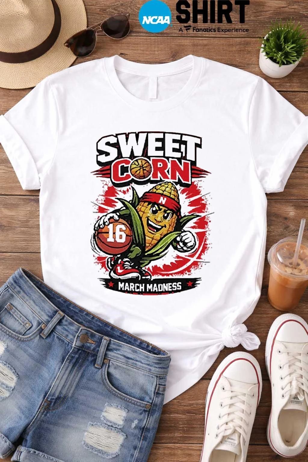Nebraska Basketball Sweet Corn 16 March Madness Shirt