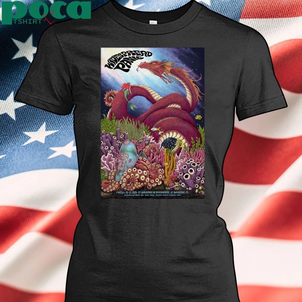 Widespread Panic St. Augustine Amphitheatre In St. Augustine FL March 20-22 2026 Poster T-shirt
