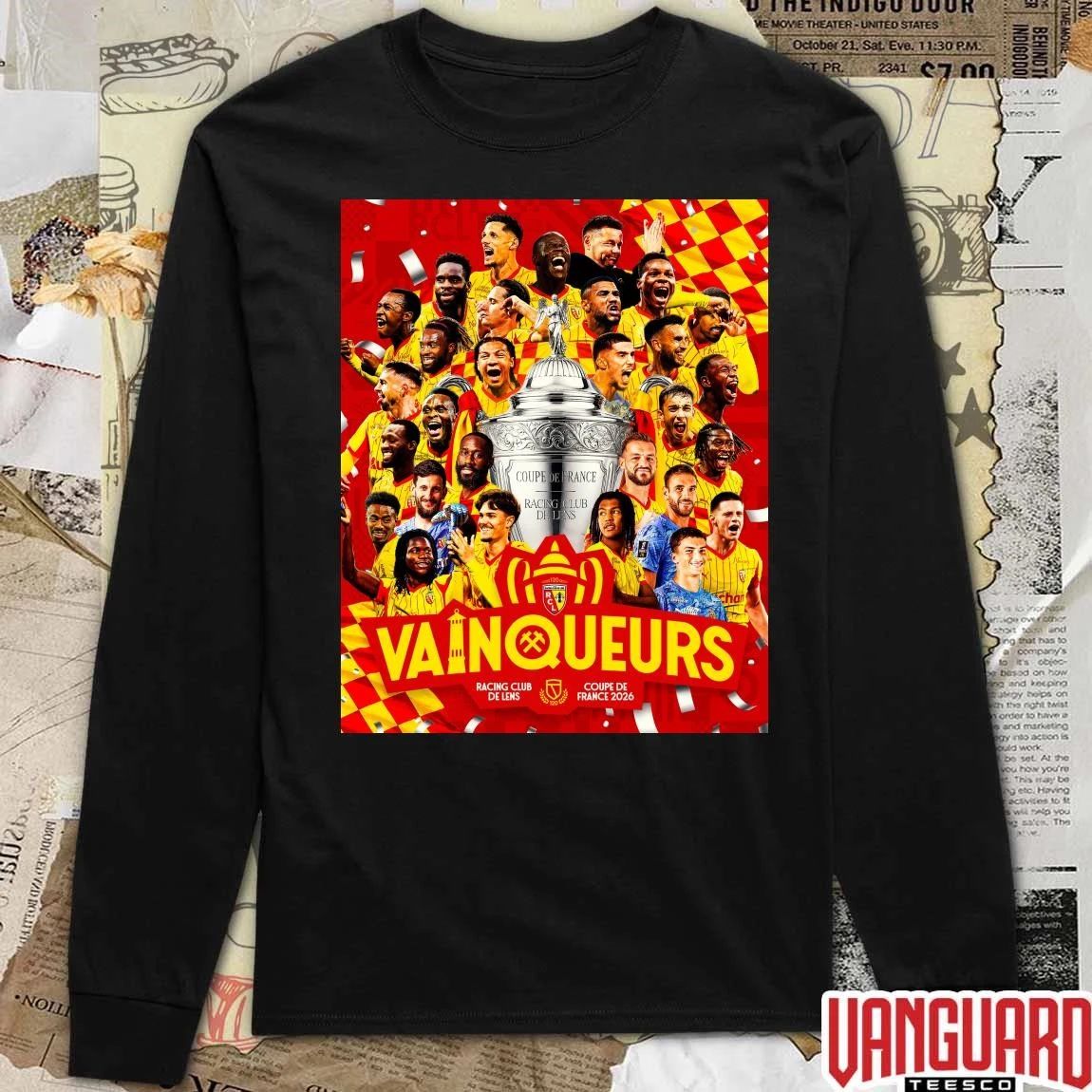 RC Lens Vainqueurs Coupe de France 2026 Poster t-shirt
