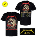 Metallica M72 Chorzów 2026 Pop Up Shop limited-edition poster By Karol Banach Tee On 19 May 2026 At Stadion Slaski Smok Wawelski Two-Sided Concert T-Shirt