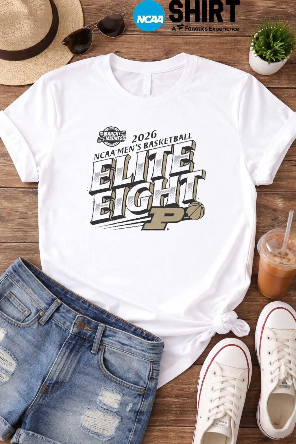 Purdue Boilermakers 2026 NCAA Men’s Basketball Tournament March Madness Elite 8 shirt