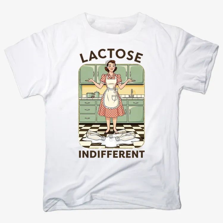 Lactose Indifferent Retro Kitchen Humor