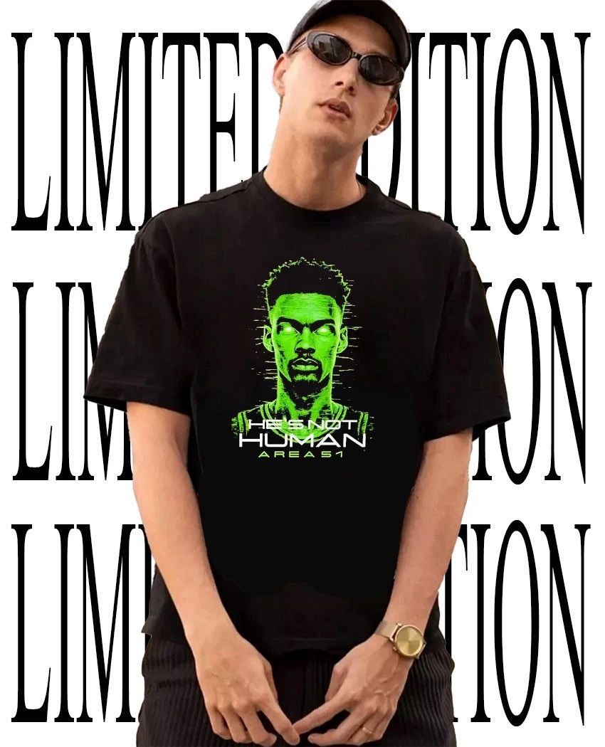 He’s not a human Area 51 Victor Wembanyama San Antonio Spurs shirt