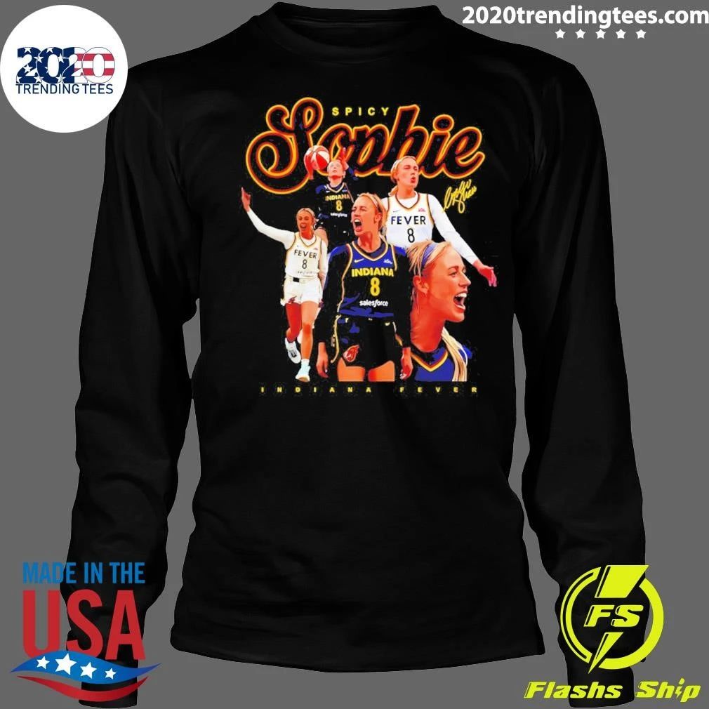 Spicy Sophie Indiana Fever Wnba Basketball Shirt