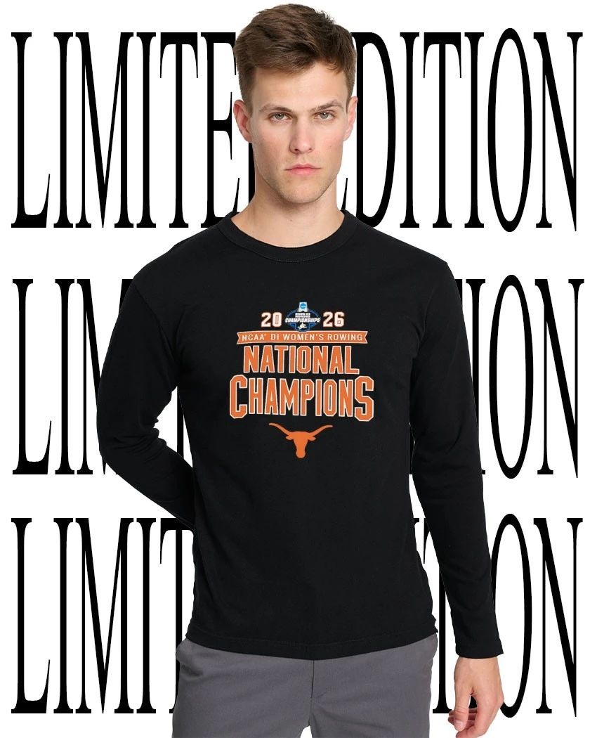 2026 NCAA DI Women’s Rowing National Champions Texas Longhorns T-Shirt