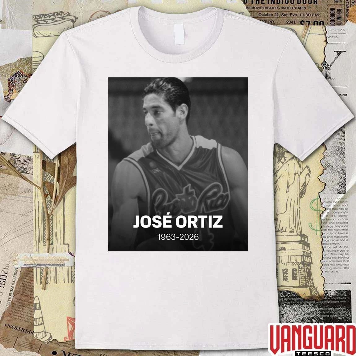 José Piculin Ortiz 1963 – 2026 FIBA Basketball t-shirt