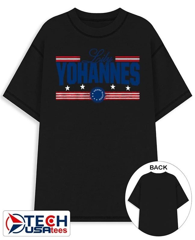 Lily Yohannes USWNT Players American Women’s Soccer stars and stripes shirt