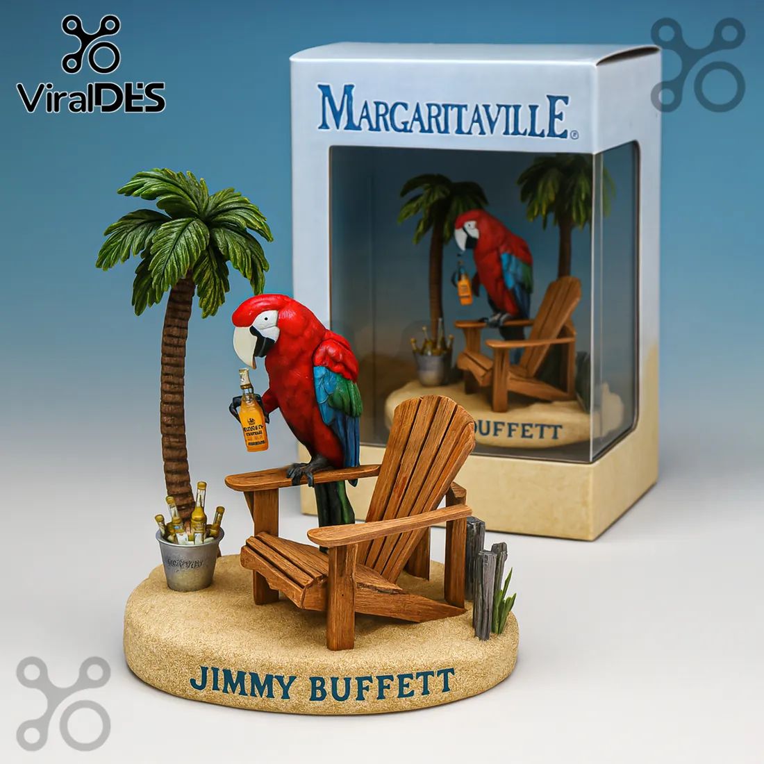 Margaritaville Jimmy Buffett Parrot Premium Acrylic Plaque