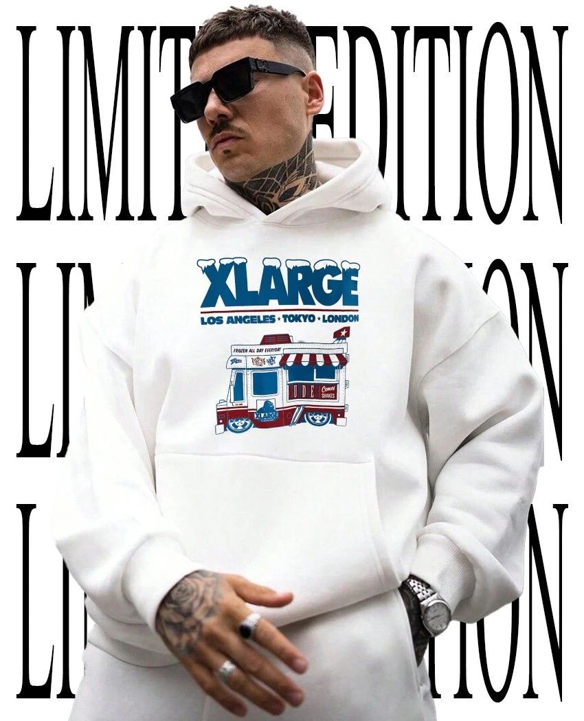 XLARGE Los Angeles Tokyo London Ice Cream Truck shirt