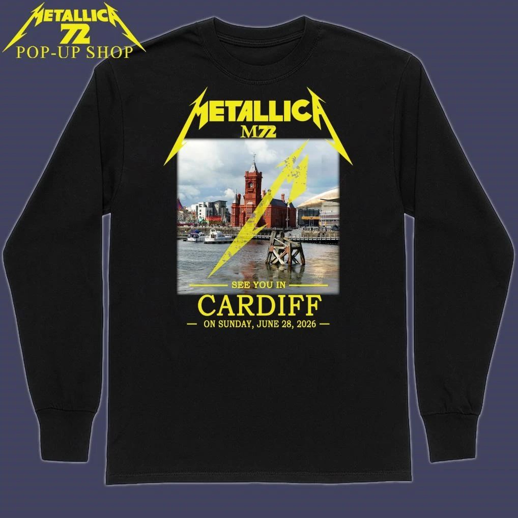 Metallica M72 See You In Cardiff On Sunday June 28, 2026 T-Shirt