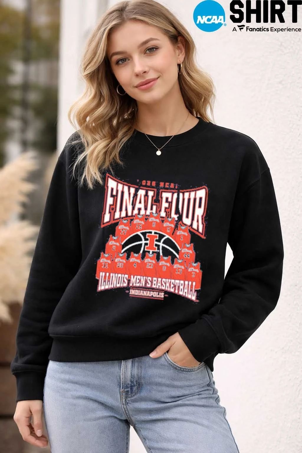Illinois Fighting Illini 2026 NCAA Men’s Basketball Final Four Players name T-Shirt