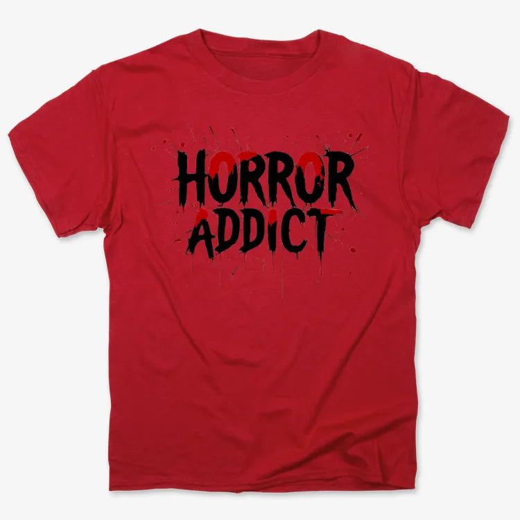 Horror Addict Blood Drip Graphic