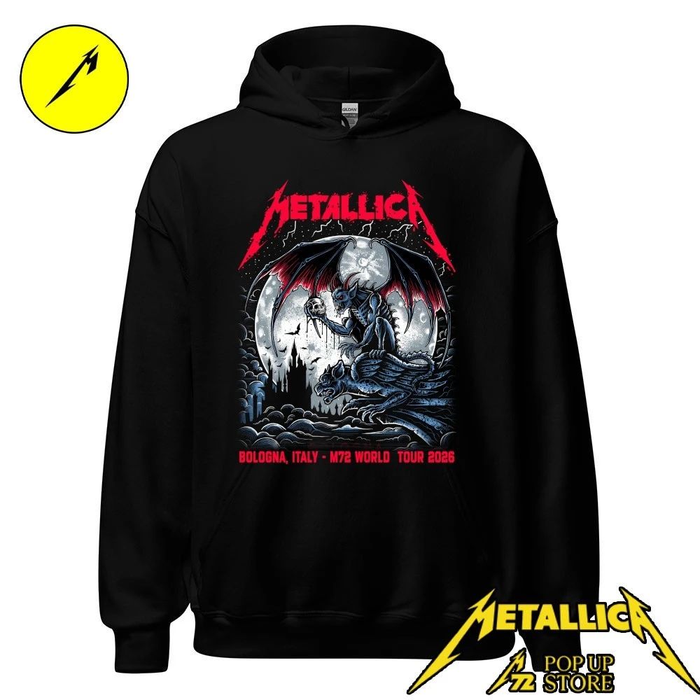Metallica Bologna 2026 Limited Edition T-Shirt – Maglia Rock Pop-Up Store