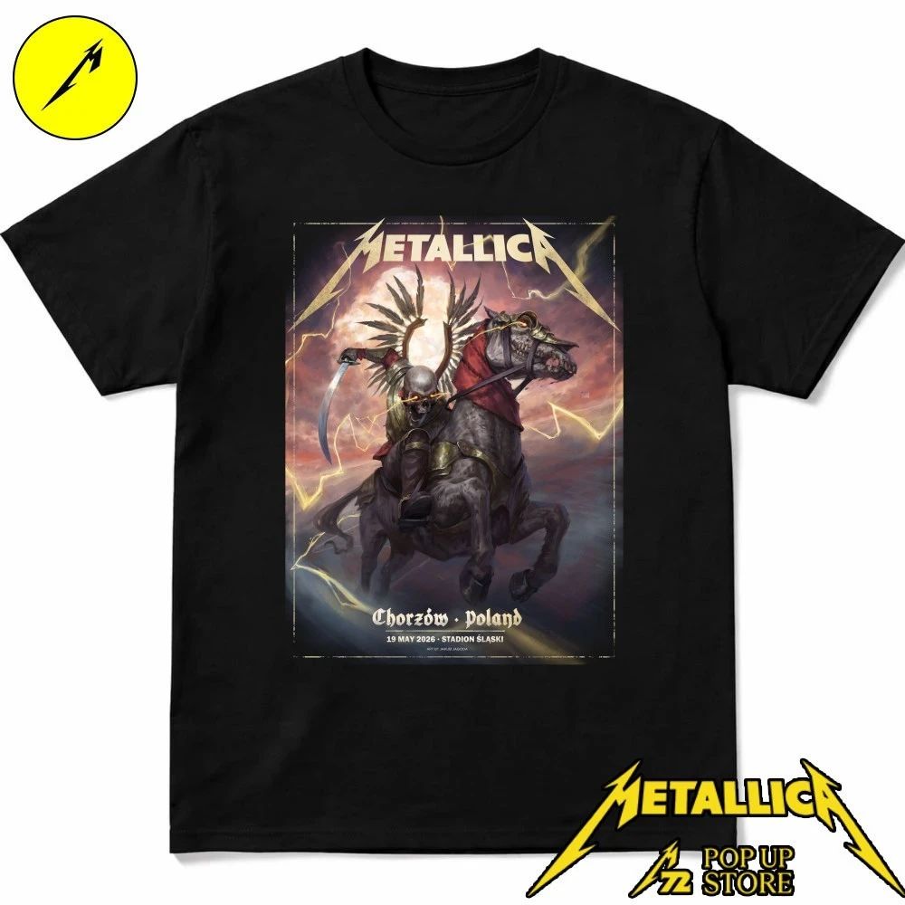 Metallica Chorzów 2026 Limited-Edition Art Poster Shirt
