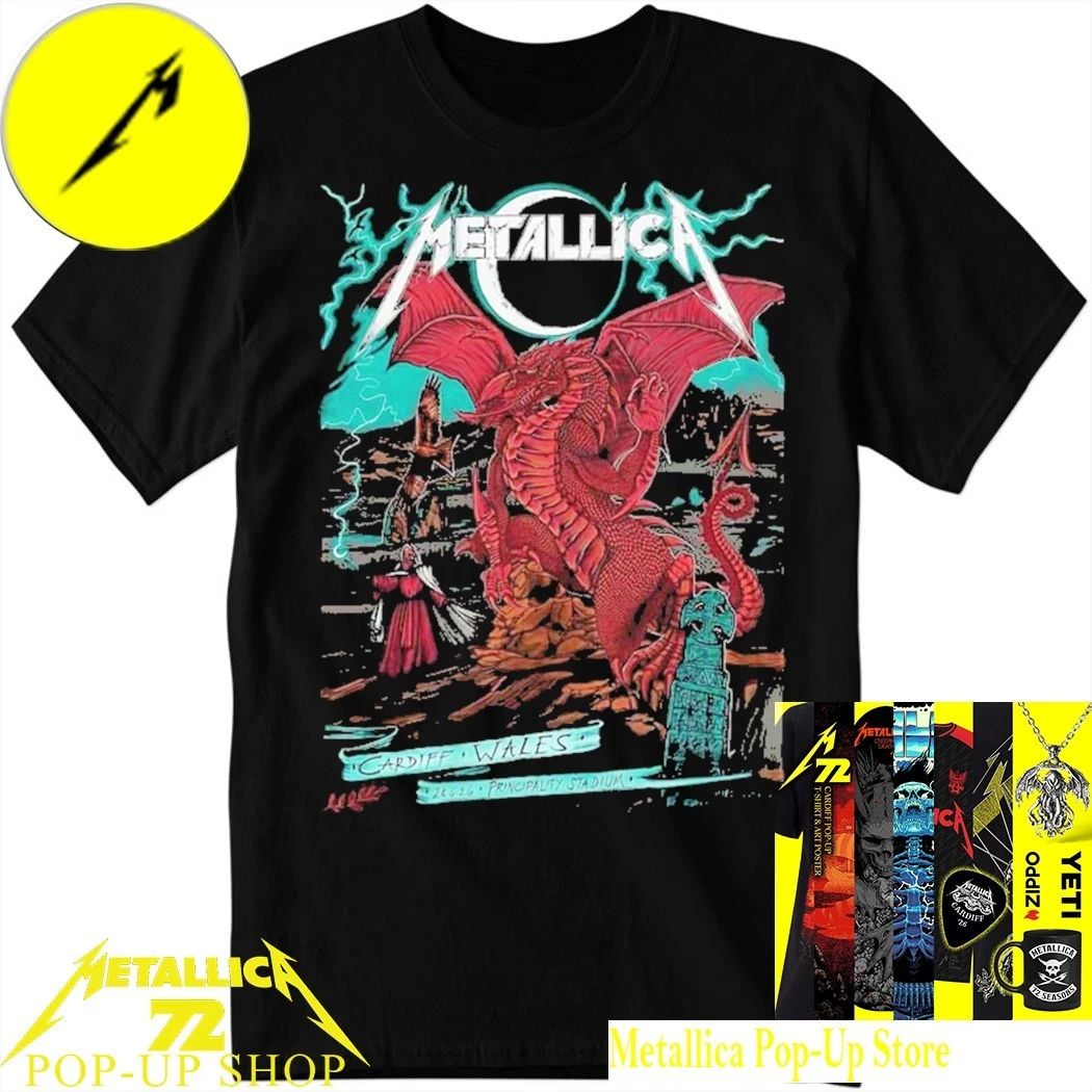 Metallica M72 Cardiff At Principality Stadium In Cardiff Wales On June 28 2026 Unisex T-Shirt