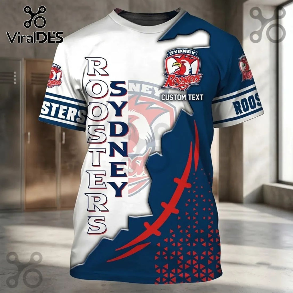 Sydney Roosters NRL Navy White Shirt