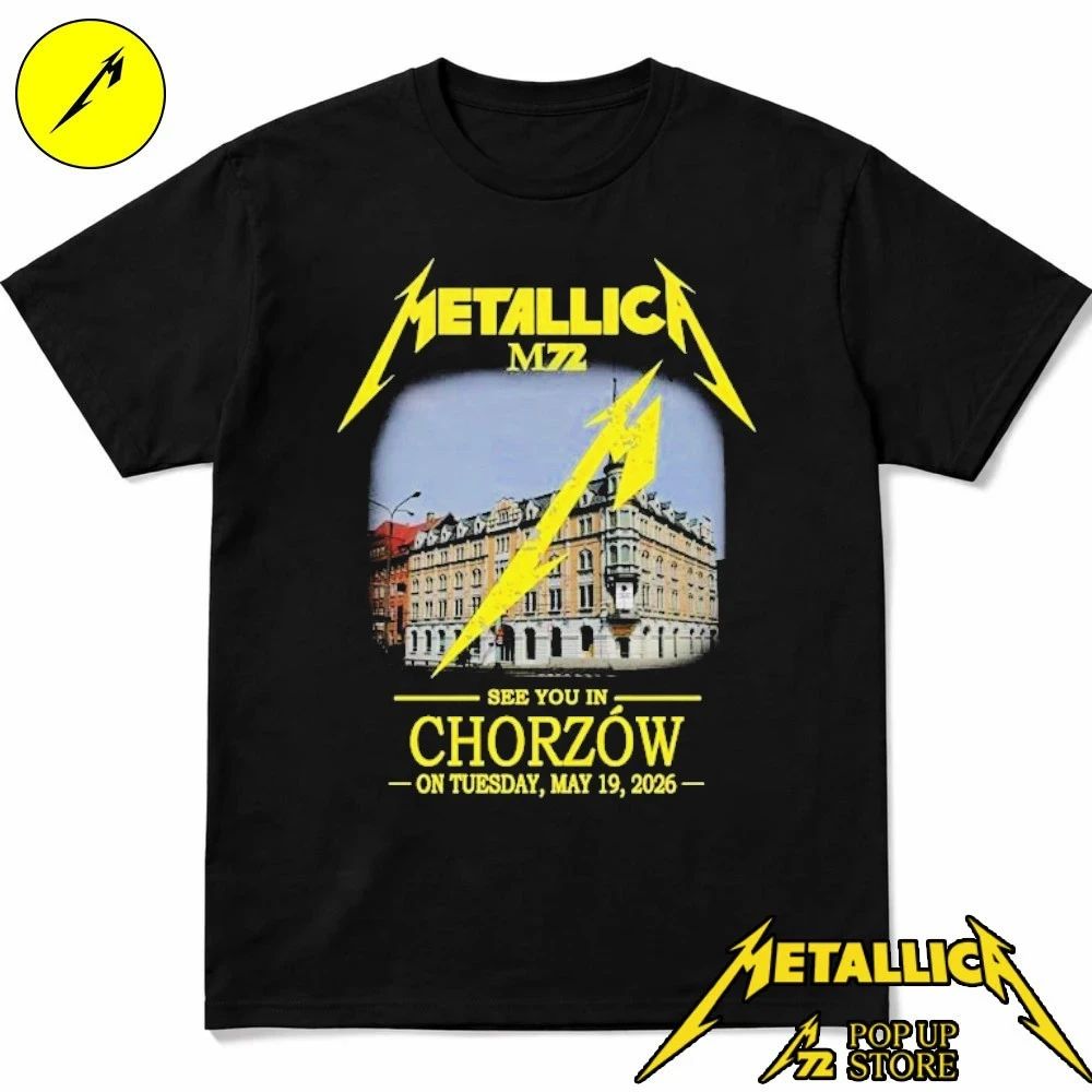 Metallica M72 Chorzow Exclusive Tee See You In Chorzow On Tuesday May 19 2026 Shirt