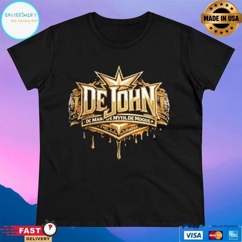 DeJohn De Man De Myth De Mogul Logo T-shirts