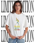 Freddie Mercury Plov Must Go On Funny Foodie Pun shirt