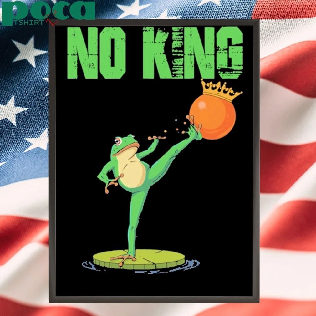 No Kings Portland Frog Protest T-Shirt