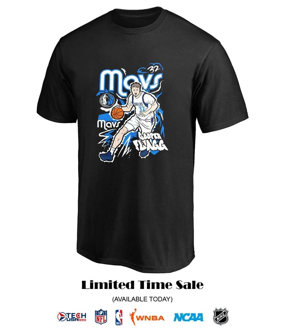 Cooper Flagg Dallas Mavericks Basketball graphic shirt