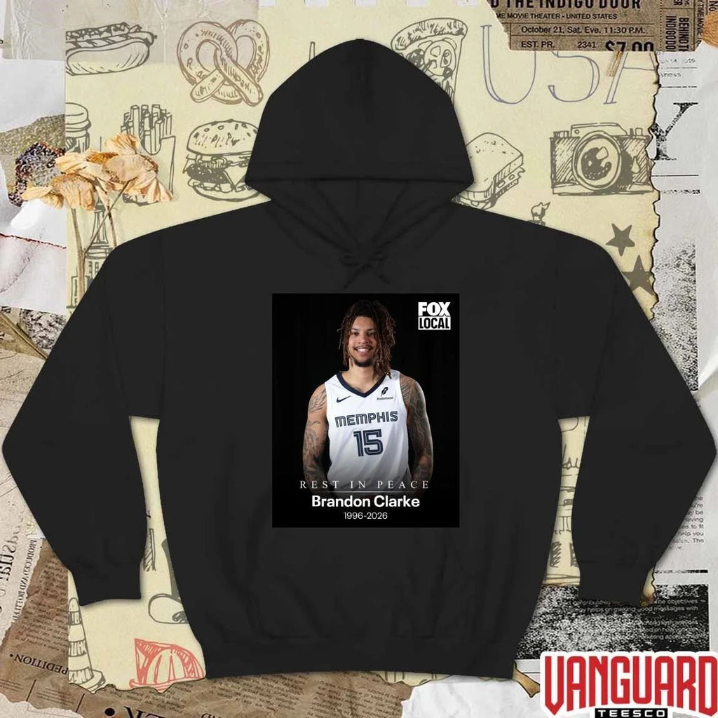 Rest In Peace Brandon Clarke 1996 – 2026 FOX 5 DC Poster t-shirt