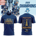 Saguenéens de Chicoutimi 2026 Quebec Maritime Junior Hockey National Champions Shirt