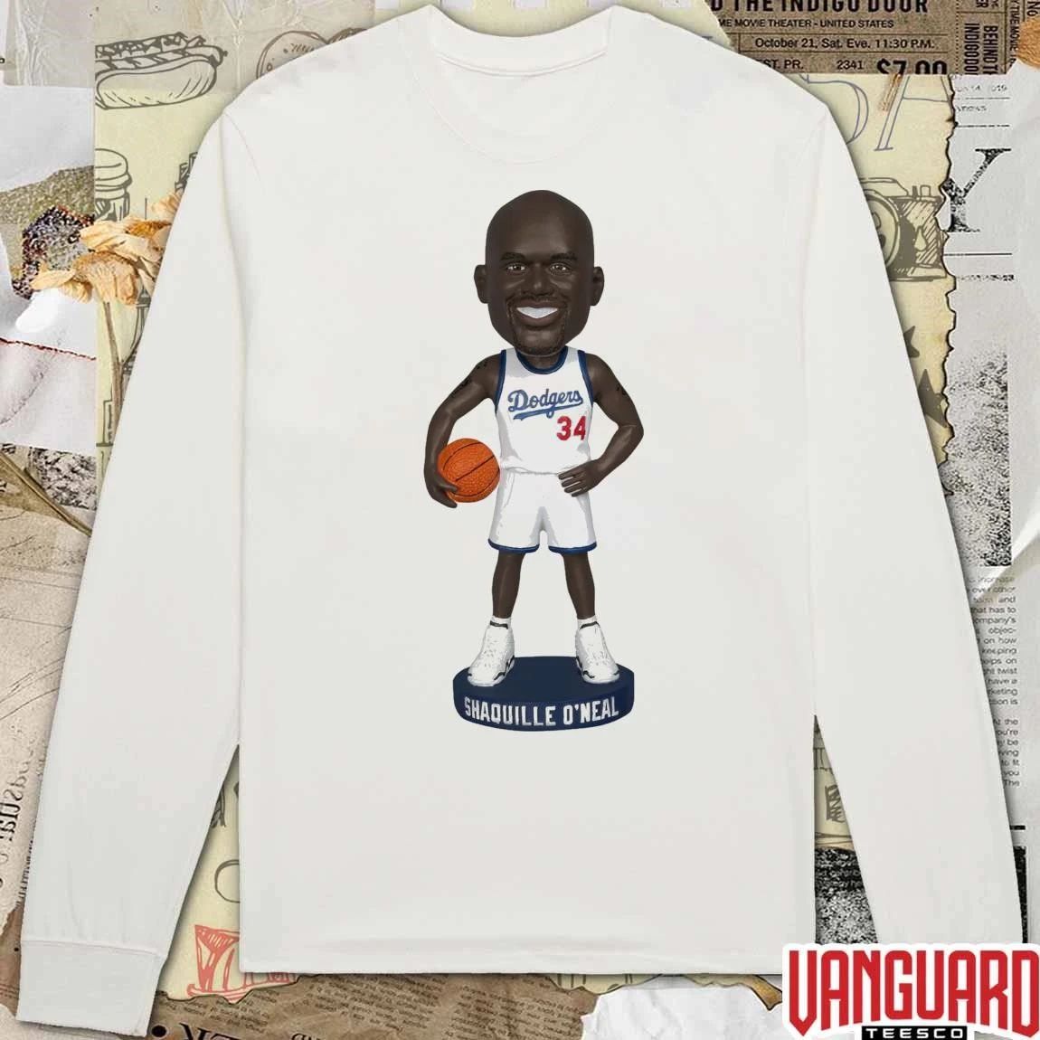 Dodgers Shaquille O’Neal Bobblehead 2026 Giveaway t-shirt