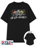Car seat headrest skeleton shirt