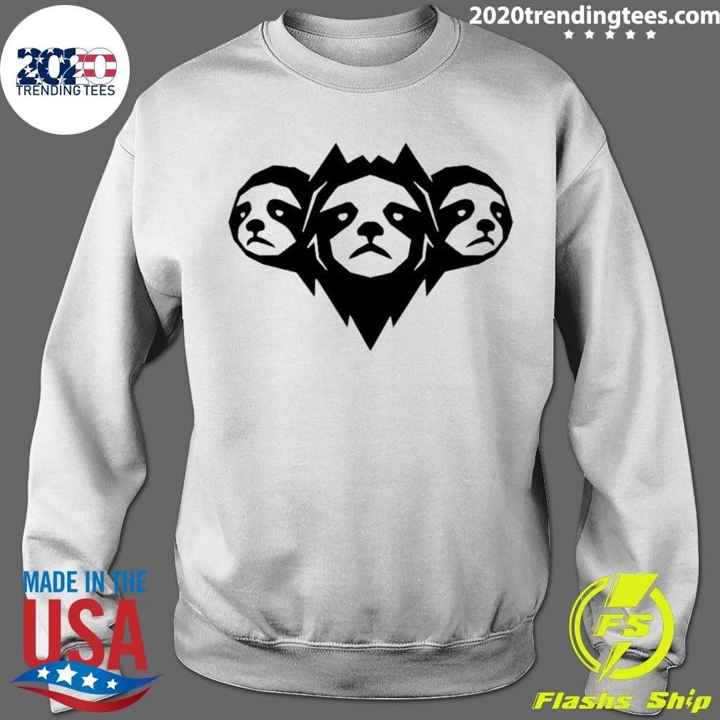 Cyber Sloth Geometric Animal Minimalist Shirt