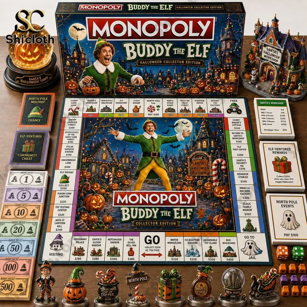Buddy the Elf Collector’s Edition Monopoly Board Game