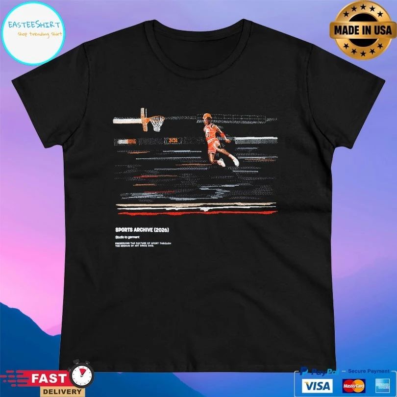 Slam Dunk Sports Archive 2026 Studio To Garment Preserving The Culture Of Sport Through The Medium Of Art Since 2013 T-shirt