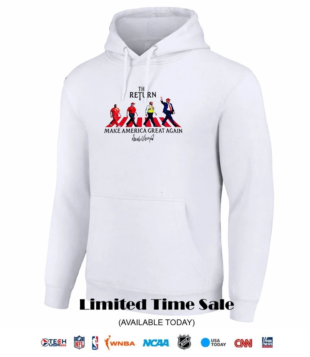 Donald Trump Abbey Road The Return make America great again signature shirt