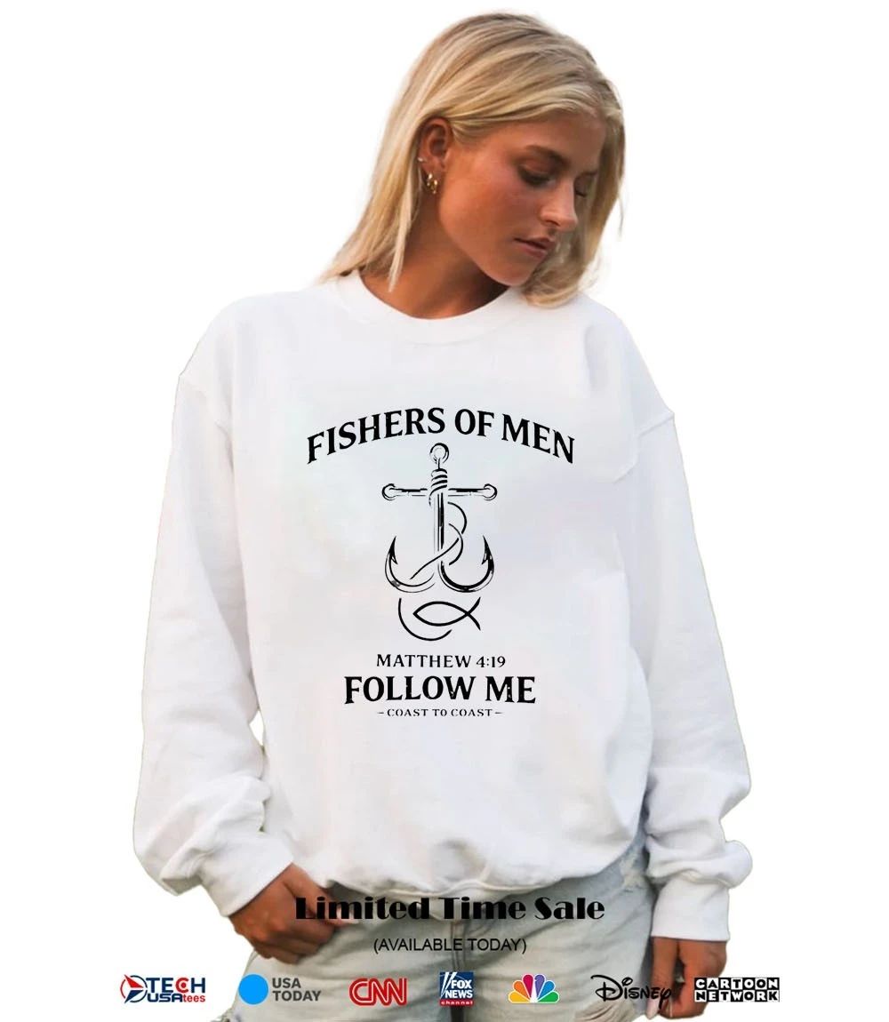 Fishers of men follow me coast to coast shirt