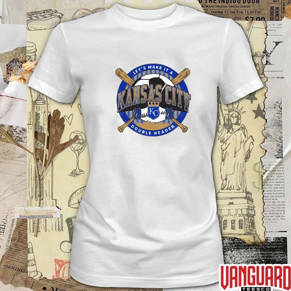 Kansas City Royals MLB Let’s Make It A Double Header t-shirt